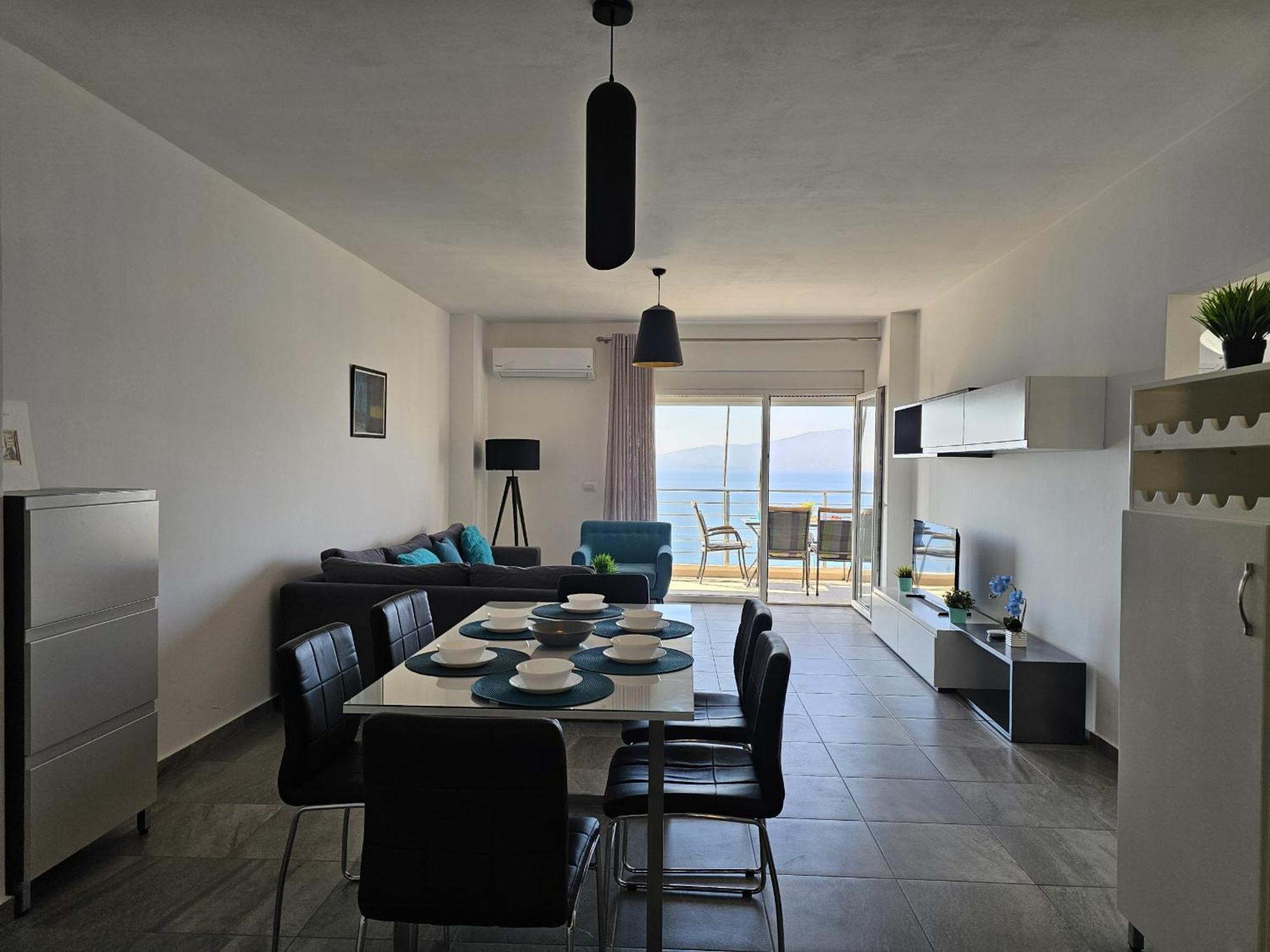 Wonderful View Apartments Sarande Bagian luar foto